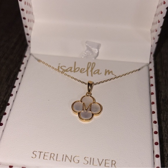 Rachel Zoe M Inital Necklace - Picture 2 of 4